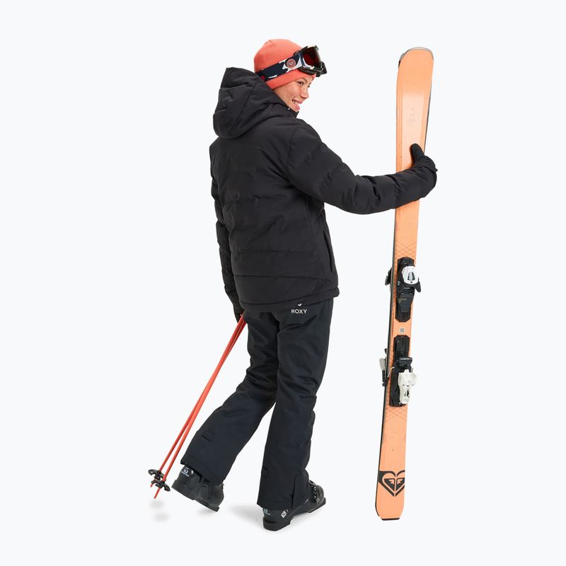 Kurtka snowboardowa damska ROXY Snowhill Puffy true black 4