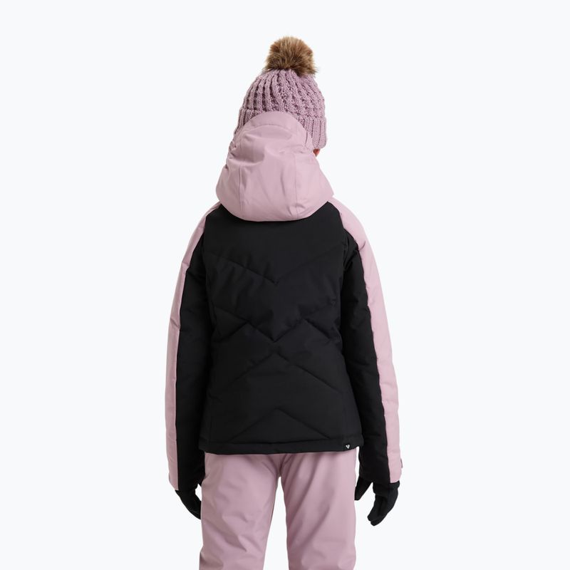 Kurtka snowboardowa dziecięca ROXY Snowsylva true black 3