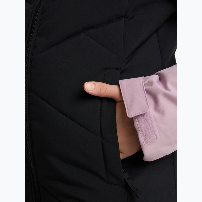 Kurtka snowboardowa dziecięca ROXY Snowsylva true black 6