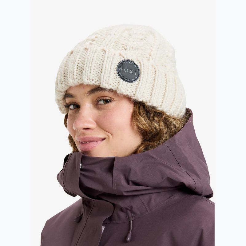 Czapka zimowa damska ROXY Tram Beanie whisper white 5