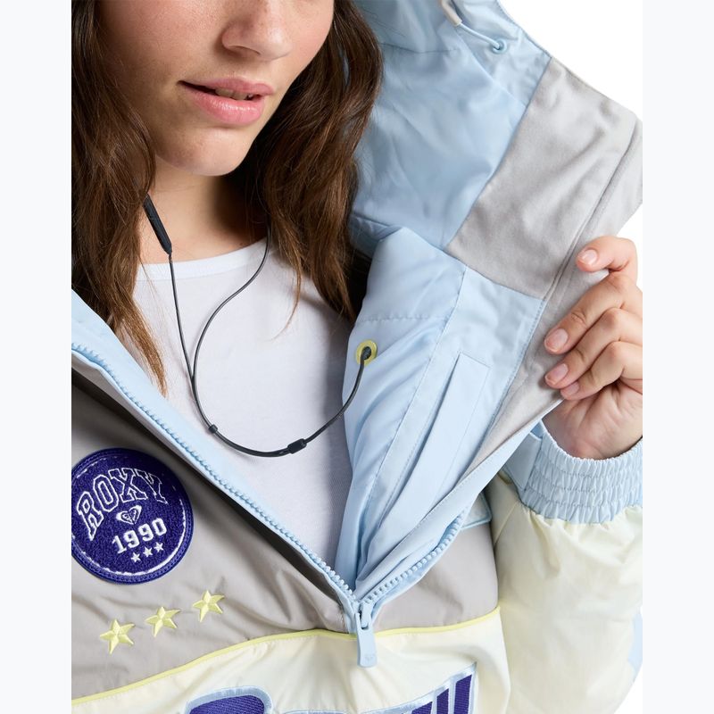 Kurtka snowboardowa damska ROXY Chloe Kim Anorak ash 8