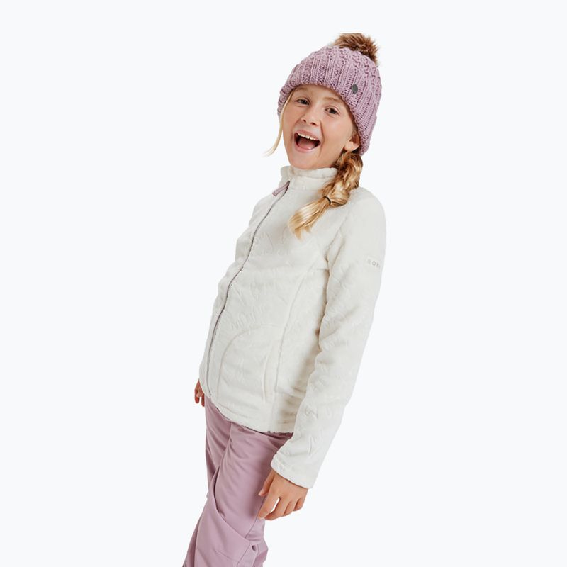 Bluza dziecięca ROXY Igloo whisper whit big/flower emboss 4