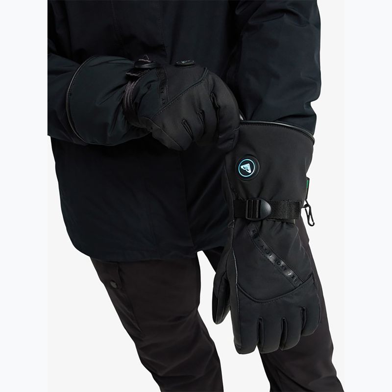 Rękawice snowboardowe damskie Roxy Sierra Warmlink true black 6
