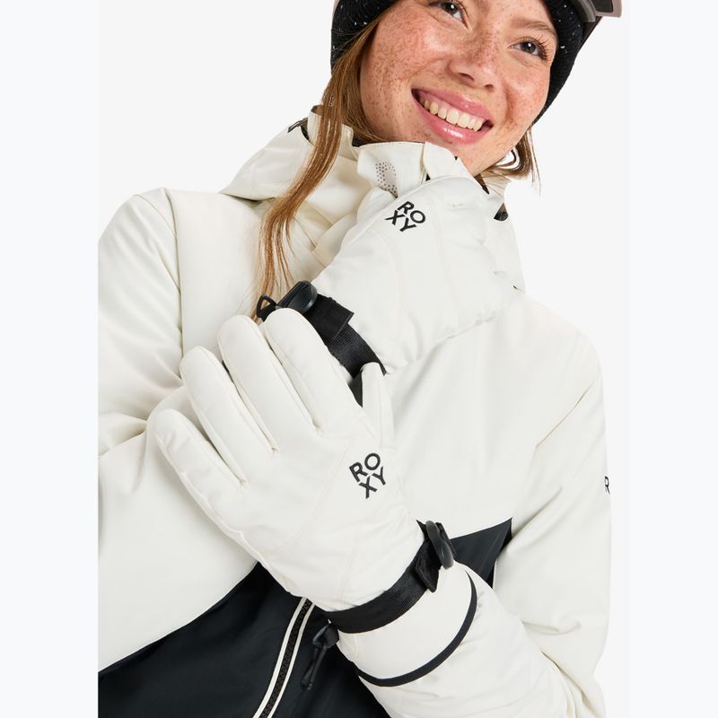 Rękawice snowboardowe damskie Roxy Jetty Solid whisper white 5