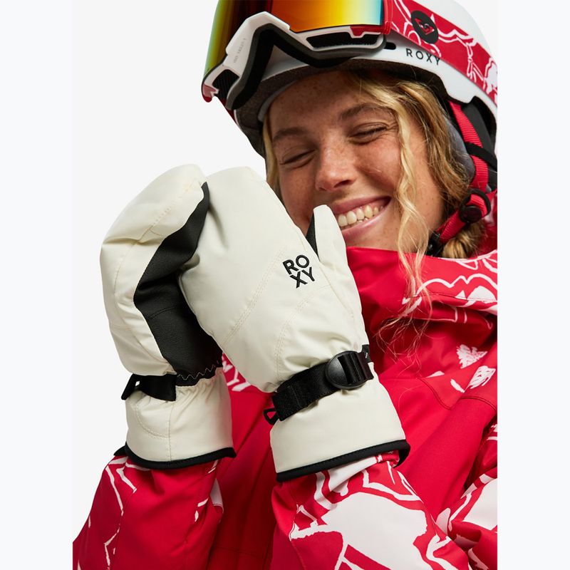 Rękawice snowboardowe damskie Roxy Jetty Solid whisper white 6