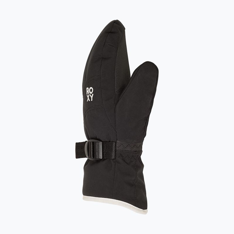 Rękawice snowboardowe dziecięce Roxy Jetty Solid Mitt true black 4