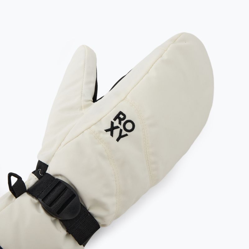 Rękawice snowboardowe damskie Roxy Jetty Solid Mitt whisper white 4