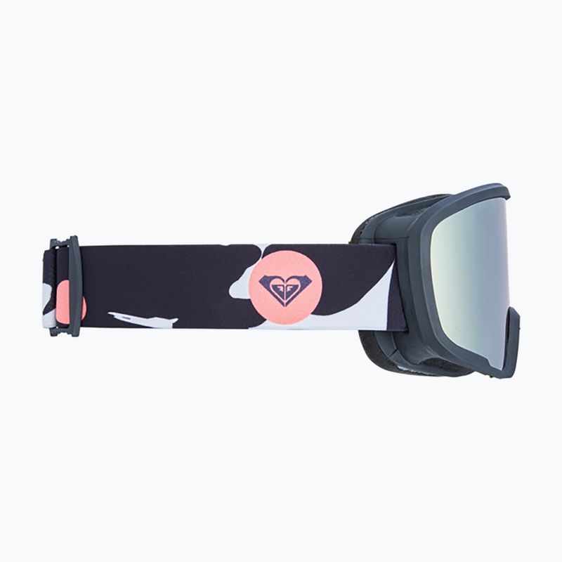 Gogle snowboardowe dziecięce ROXY Missy big flowers/clux ml orange 7