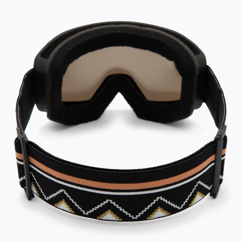 Gogle snowboardowe damskie ROXY Izzy black/clux ml silver 3