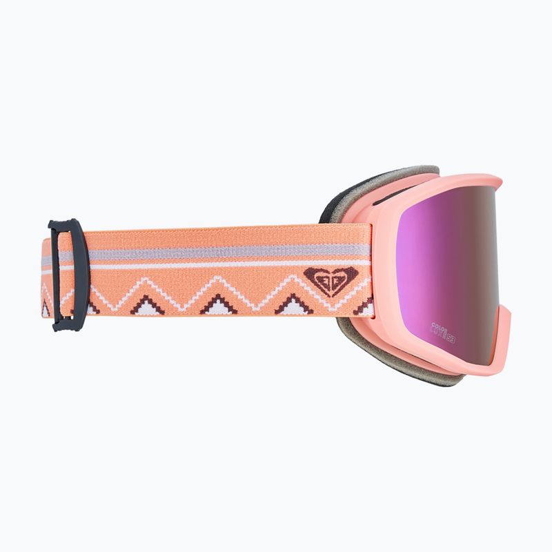 Gogle snowboardowe damskie ROXY Izzy coral chic/clux ml l purple 3