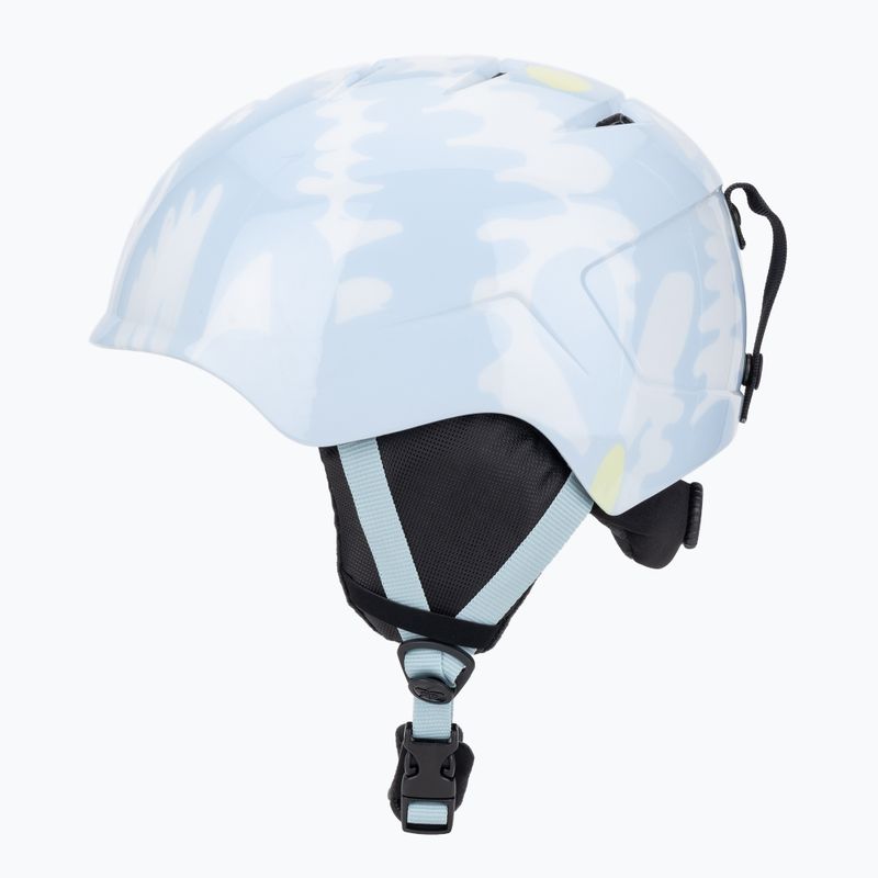 Kask snowboardowy dziecięcy ROXY Slush Girl ice blue big flower 3