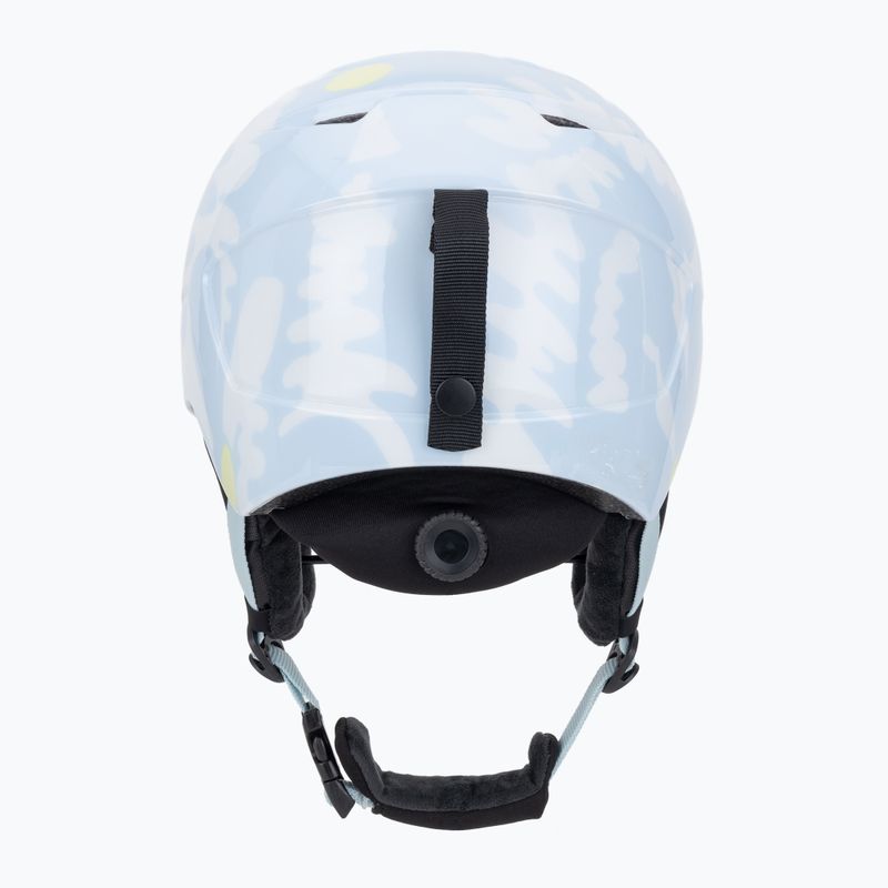 Kask snowboardowy dziecięcy ROXY Slush Girl ice blue big flower 4