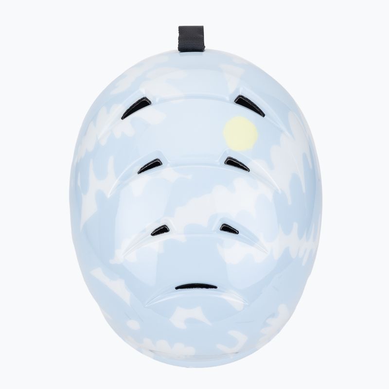 Kask snowboardowy dziecięcy ROXY Slush Girl ice blue big flower 6