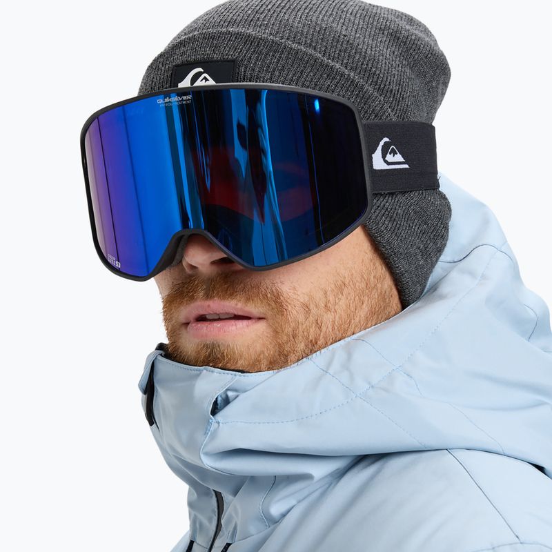 Gogle snowboardowe Quiksilver Storm black/black clux ml blue 6