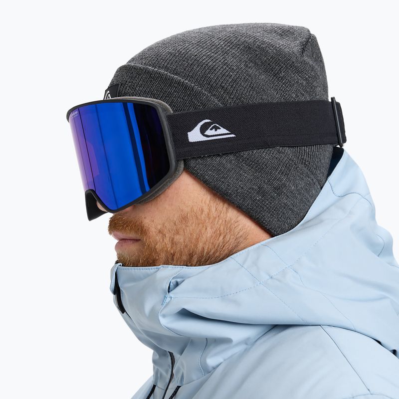 Gogle snowboardowe Quiksilver Storm black/black clux ml blue 7