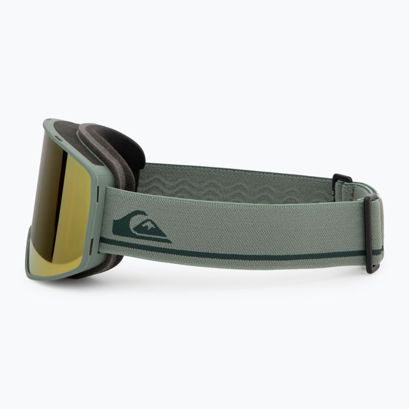 Gogle snowboardowe Quiksilver Storm dark ivy/clux ml gold 4