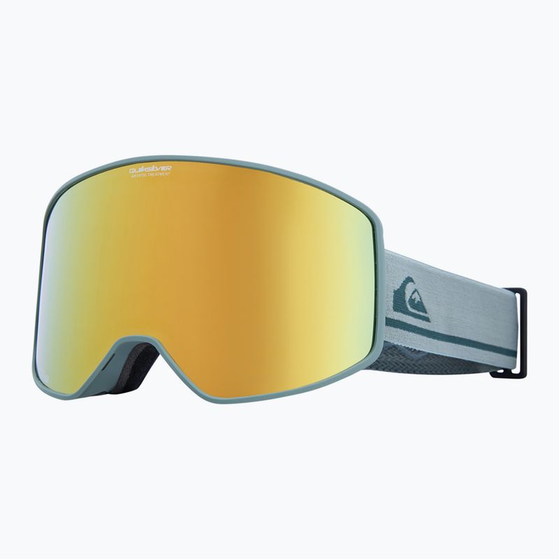 Gogle snowboardowe Quiksilver Storm dark ivy/clux ml gold