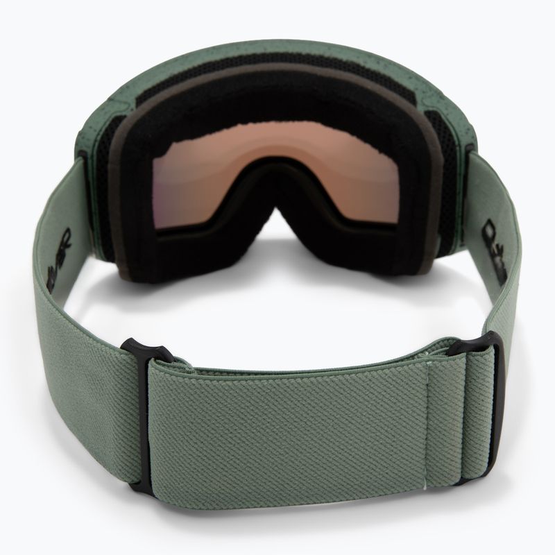 Gogle snowboardowe męskie Quiksilver Storm MG dark ivy/clux ml red 6