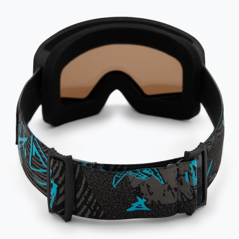 Gogle snowboardowe dziecięce Quiksilver Shredder rave mix/clux ml blue 3