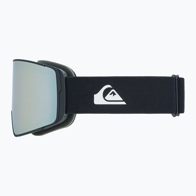 Gogle snowboardowe męskie Quiksilver Storm MG black/ black clux ml silver 4