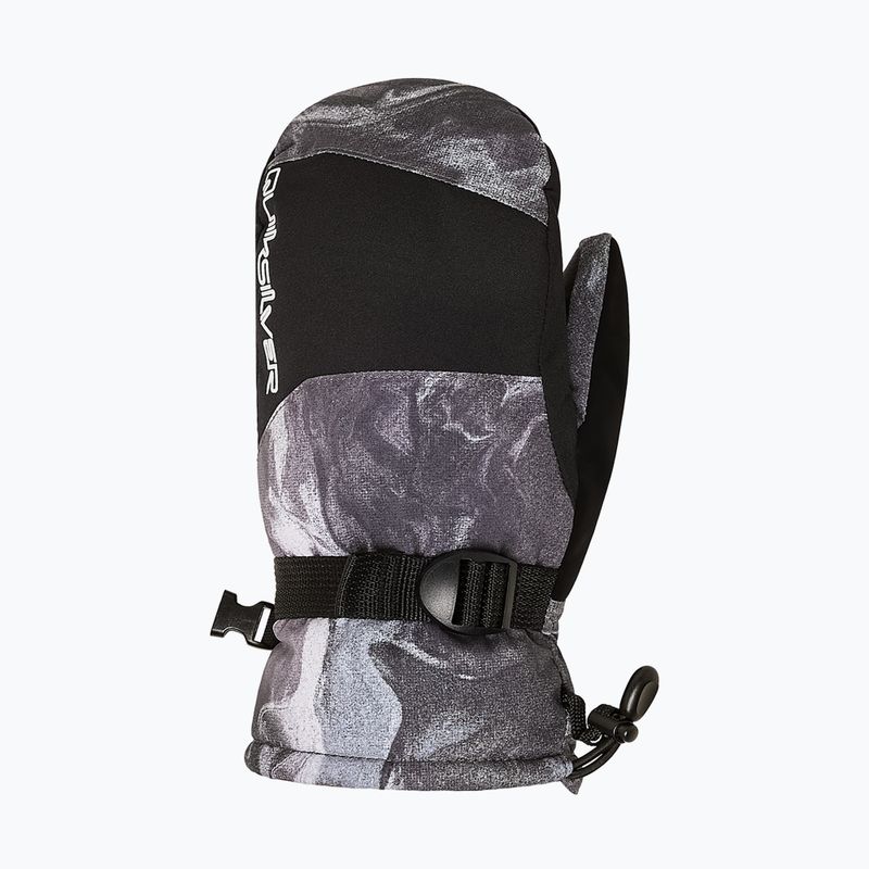 Rękawice snowboardowe dziecięce Quiksilver Mission Mitt thermostamp grayscale 2