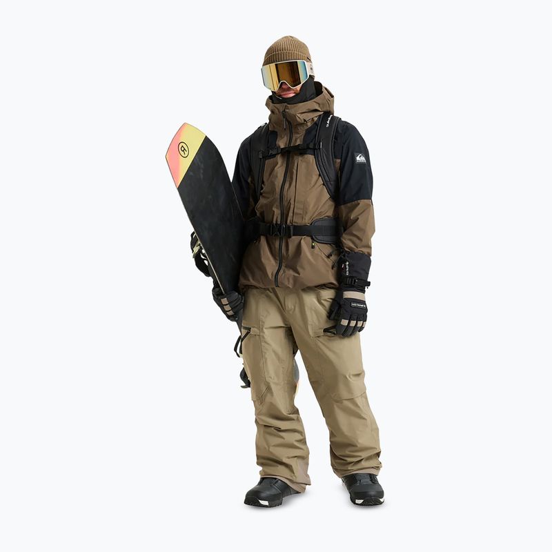 Kurtka snowboardowa męska Quiksilver Forever Stretch GTX canteen 2