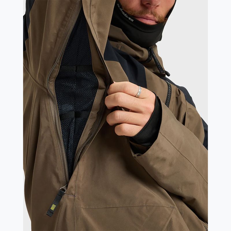Kurtka snowboardowa męska Quiksilver Forever Stretch GTX canteen 6