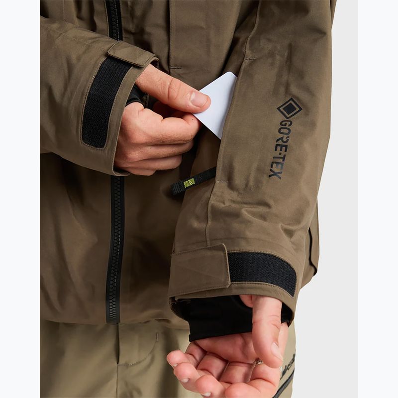 Kurtka snowboardowa męska Quiksilver Forever Stretch GTX canteen 9