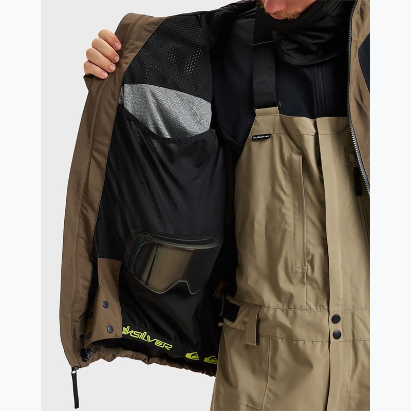 Kurtka snowboardowa męska Quiksilver Forever Stretch GTX canteen 12