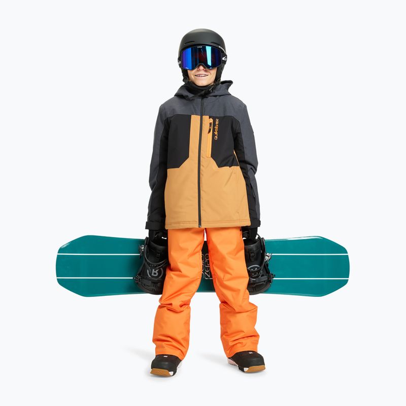 Spodnie snowboardowe dziecięce Quiksilver Estate orange peel 2