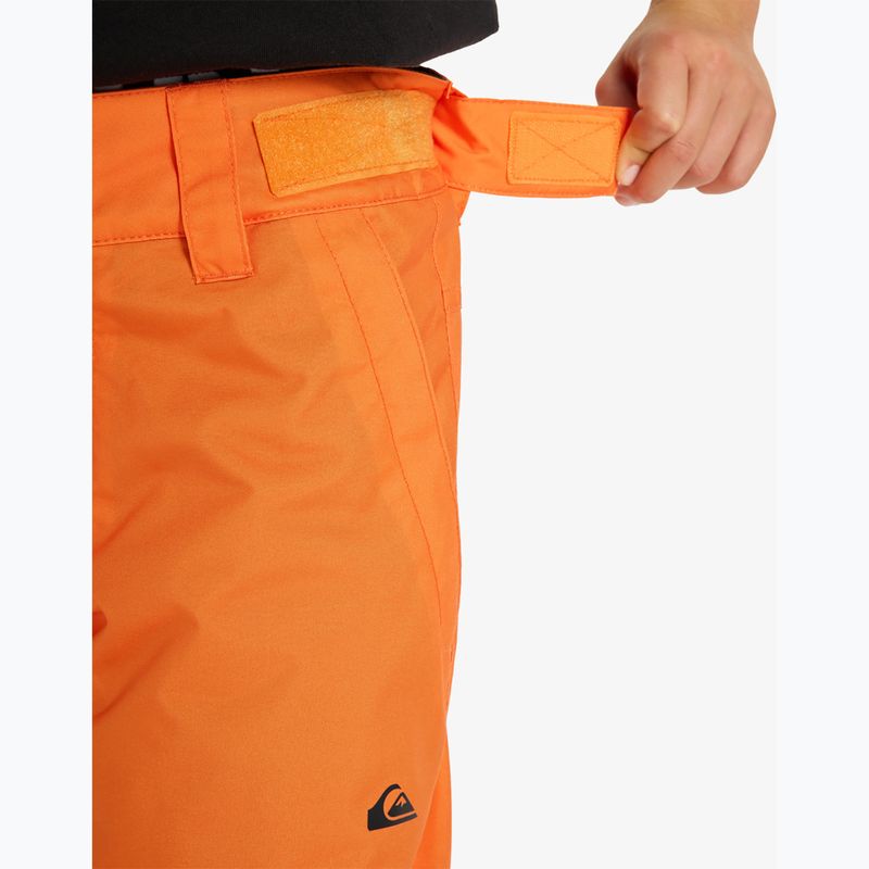 Spodnie snowboardowe dziecięce Quiksilver Estate orange peel 6