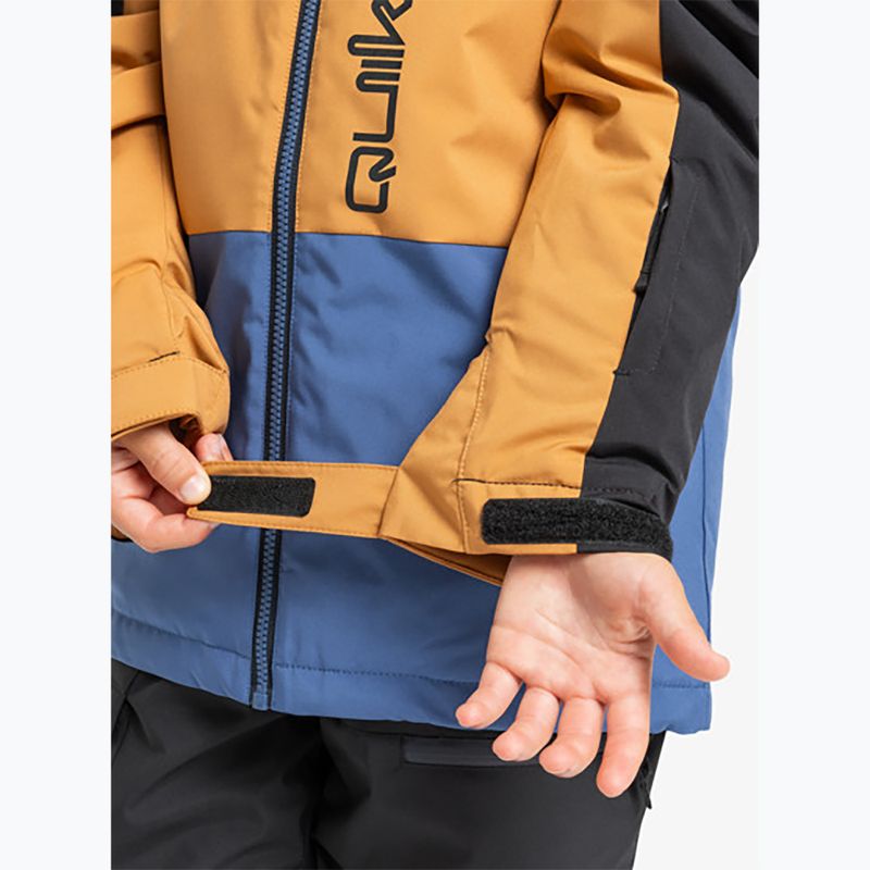 Kurtka snowboardowa dziecięca Quiksilver Side Hit Block true navy 5