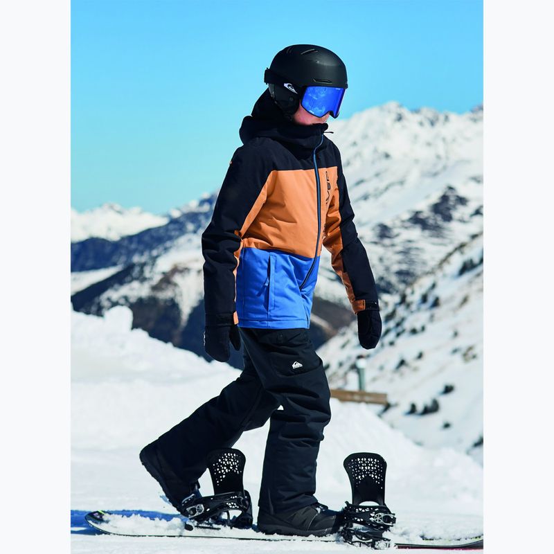 Kurtka snowboardowa dziecięca Quiksilver Side Hit Block true navy 8