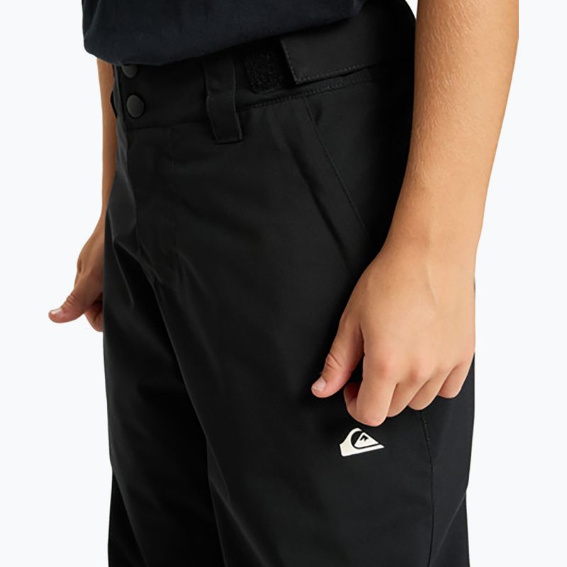 Spodnie snowboardowe dziecięce Quiksilver Estate true black 5