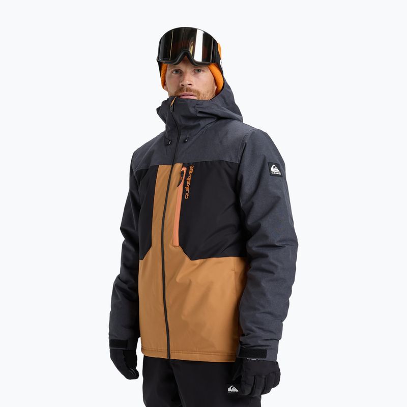 Kurtka snowboardowa męska Quiksilver Dawson true black 4