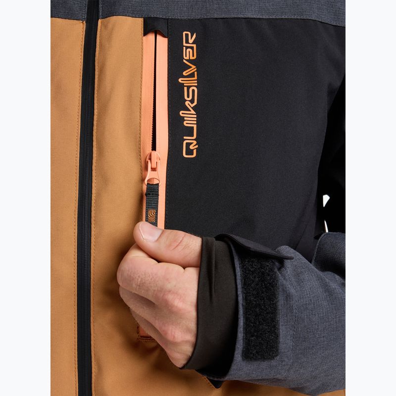 Kurtka snowboardowa męska Quiksilver Dawson true black 7