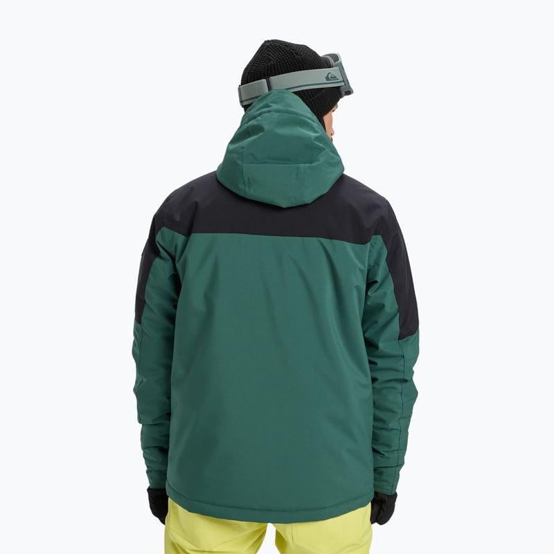 Kurtka snowboardowa męska Quiksilver Titano trekking green 3