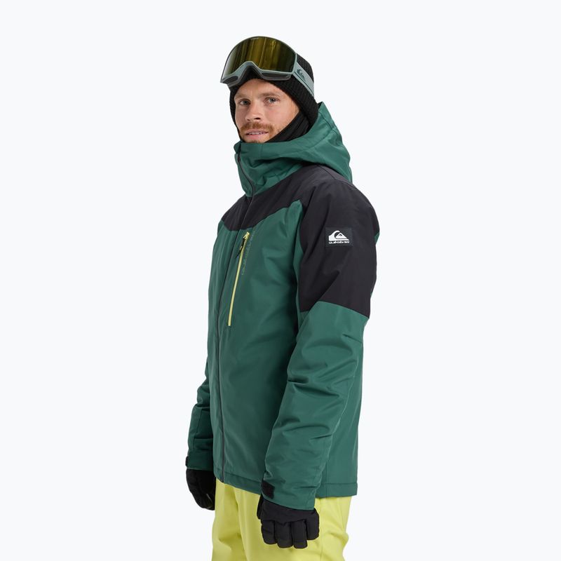 Kurtka snowboardowa męska Quiksilver Titano trekking green 4