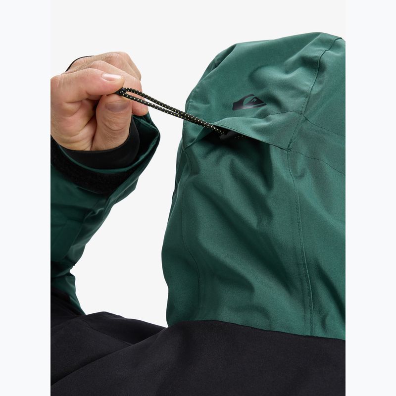 Kurtka snowboardowa męska Quiksilver Titano trekking green 6