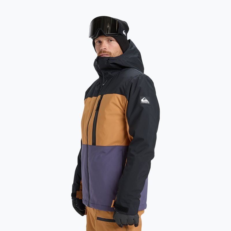 Kurtka snowboardowa męska Quiksilver Sycamore Block 20K almond 4