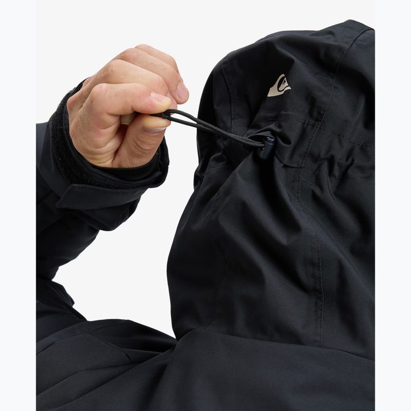Kurtka snowboardowa męska Quiksilver The Edge true black 12