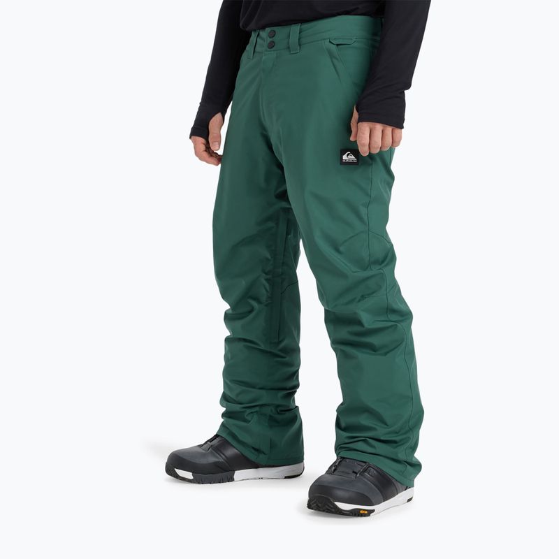 Spodnie snowboardowe męskie Quiksilver Estate trekking green 3