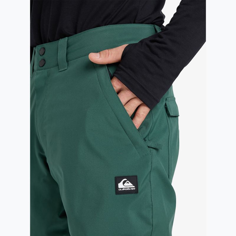 Spodnie snowboardowe męskie Quiksilver Estate trekking green 4