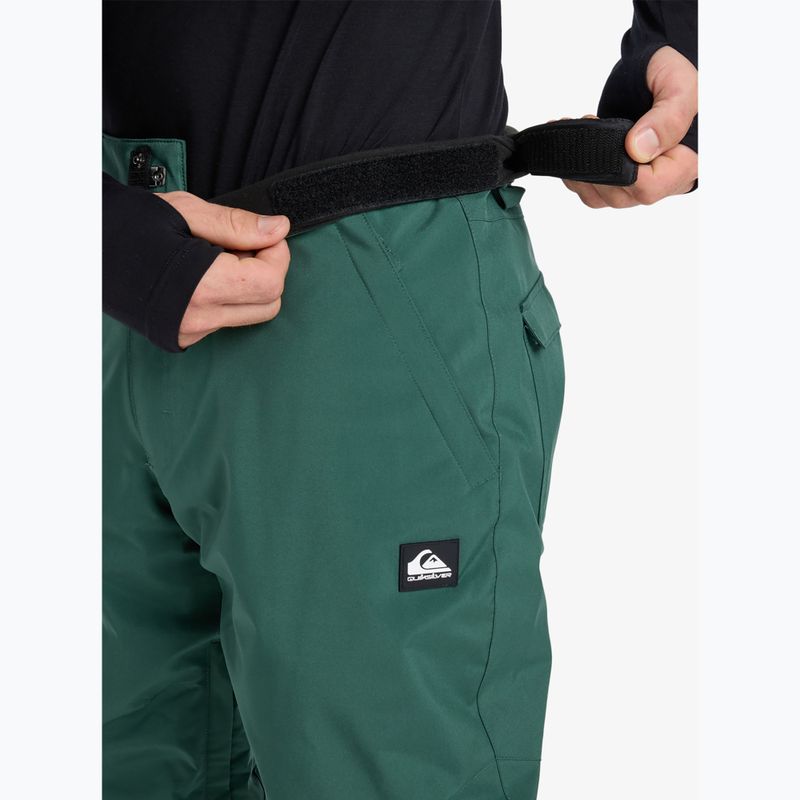 Spodnie snowboardowe męskie Quiksilver Estate trekking green 7