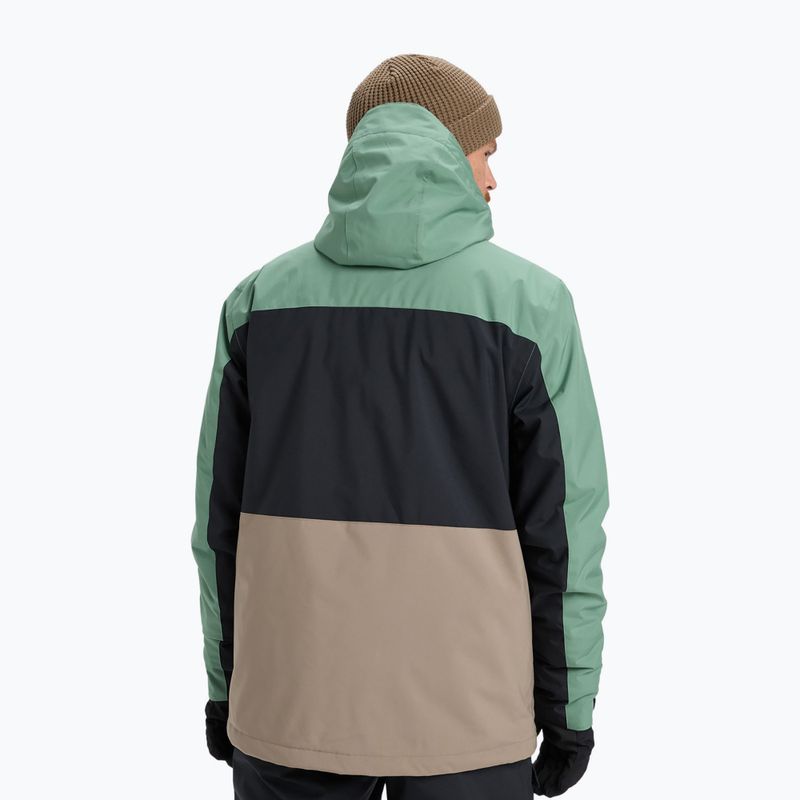 Kurtka snowboardowa męska Quiksilver Sycamore Block 20K dark ivy 3