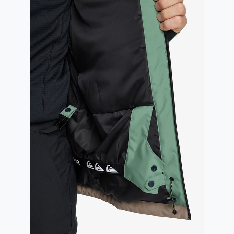 Kurtka snowboardowa męska Quiksilver Sycamore Block 20K dark ivy 11