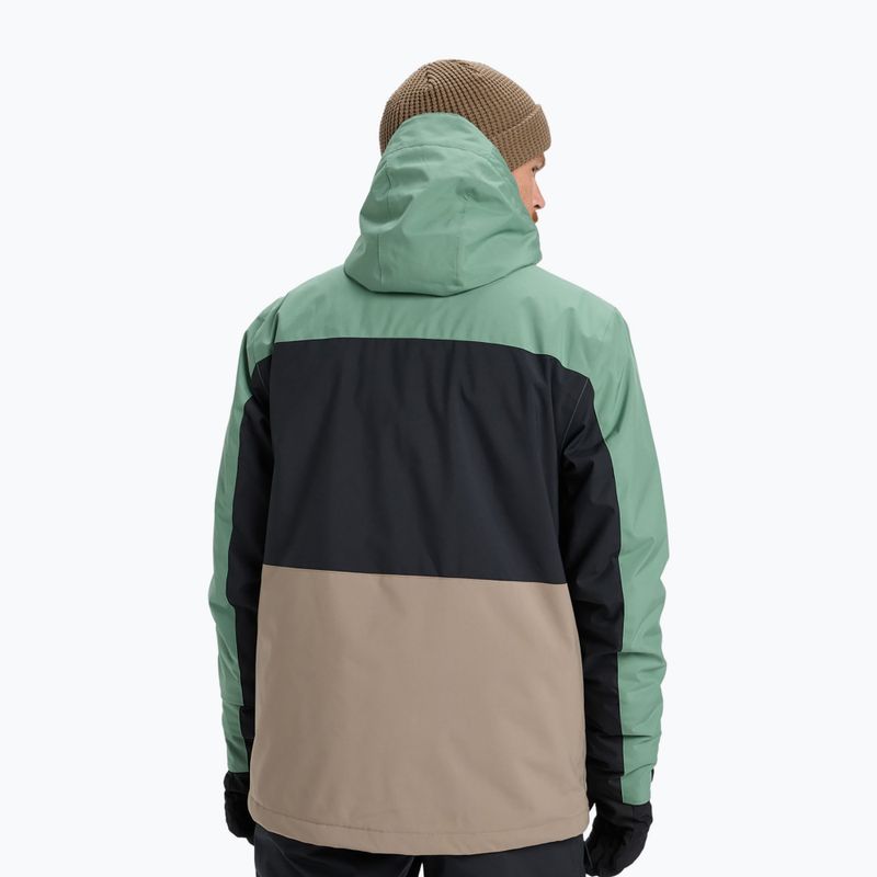 Kurtka snowboardowa męska Quiksilver Sycamore Block 20K dark ivy 4