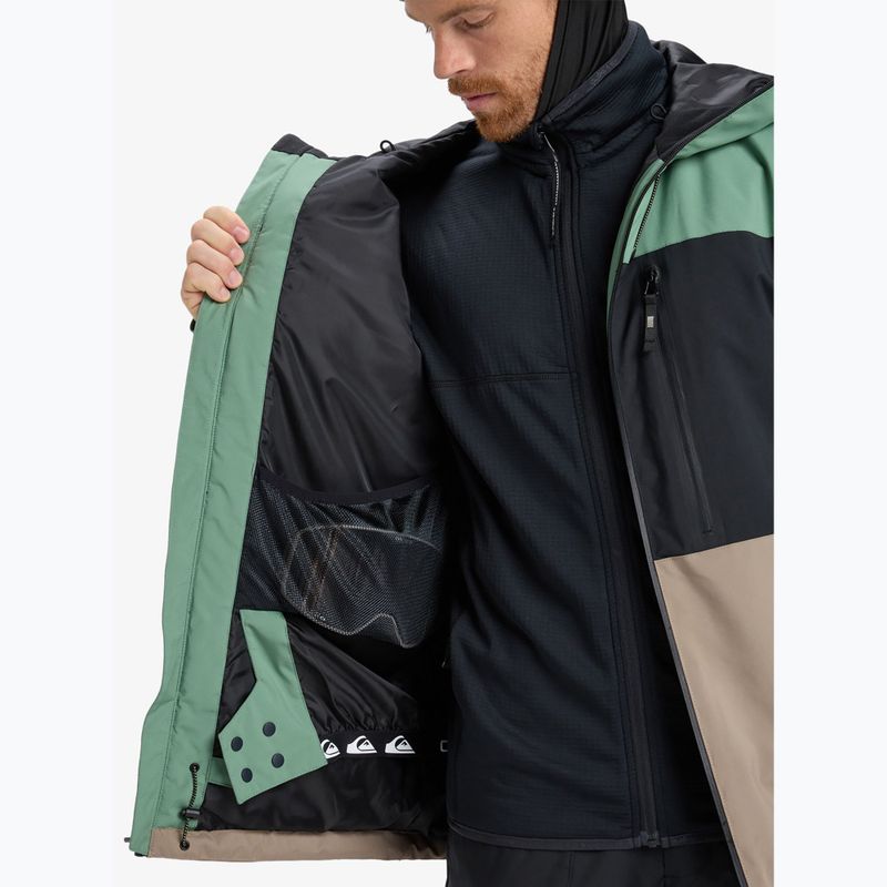 Kurtka snowboardowa męska Quiksilver Sycamore Block 20K dark ivy 14