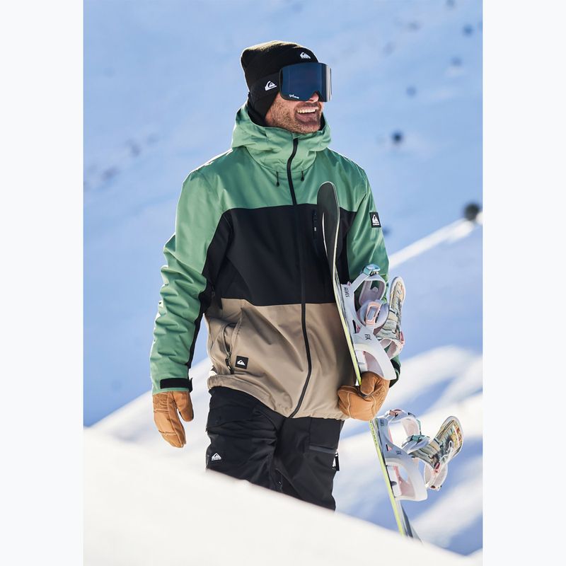 Kurtka snowboardowa męska Quiksilver Sycamore Block 20K dark ivy 15