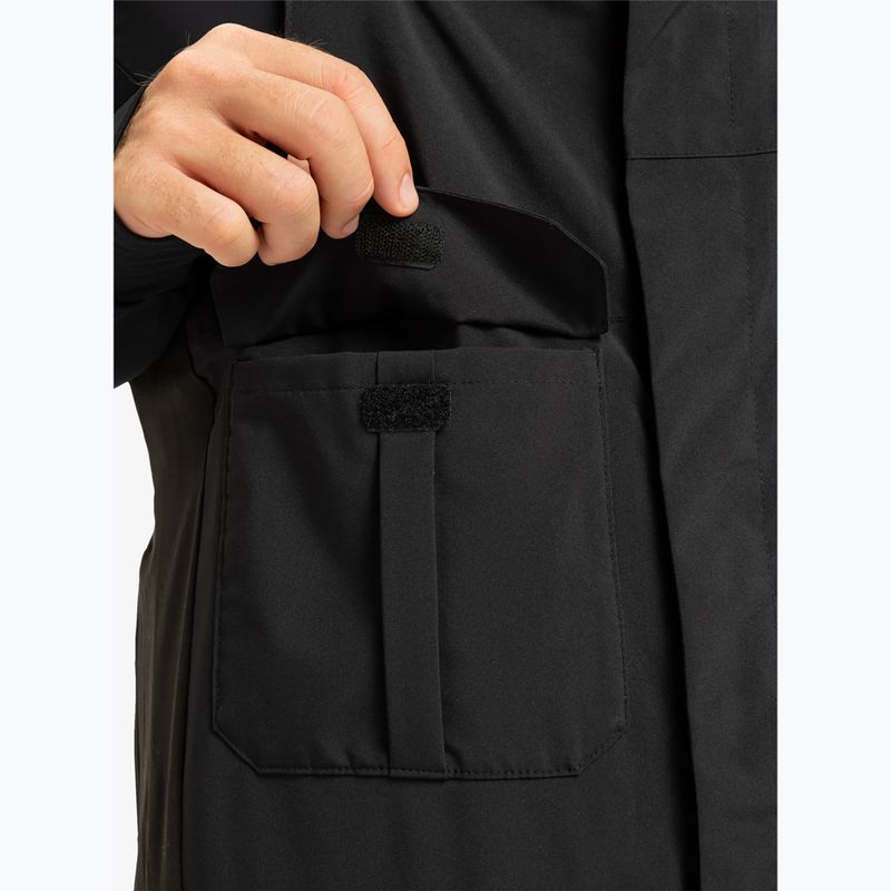 Spodnie snowboardowe męskie Quiksilver Paramo Stretch 20K Bib true black 6